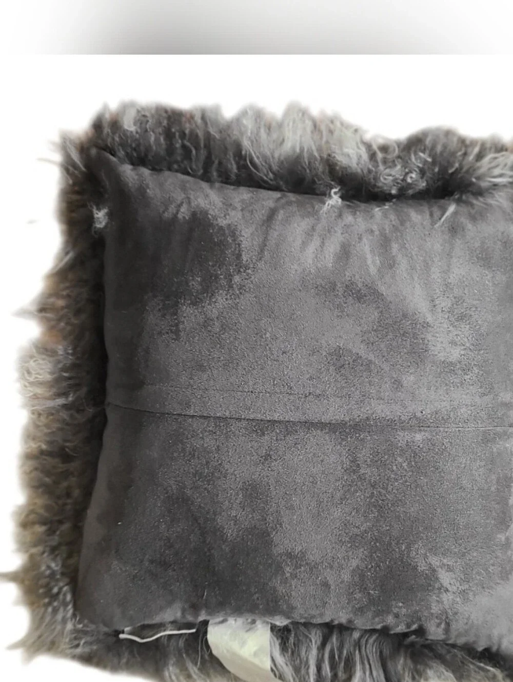 Mon Chateau Set of Tibetan Lamb Fur Throw Pillows